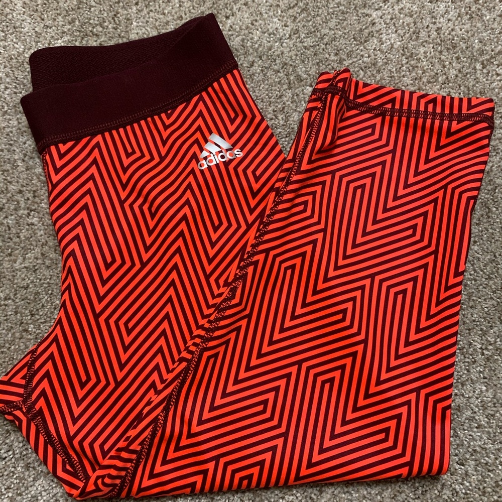 Adidas Techfit / crop leggings / size small